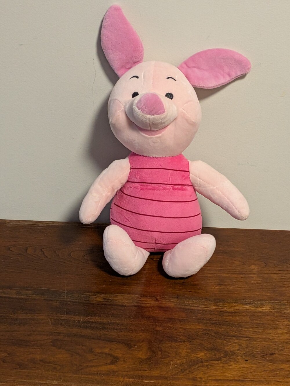 Disney Piglet Stuffie Plush Super Soft 12”. GUC. Winnie The Pooh Character